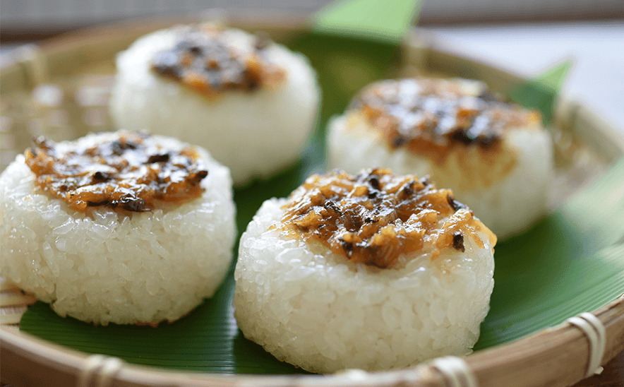 はちみつ味噌の焼きおにぎり